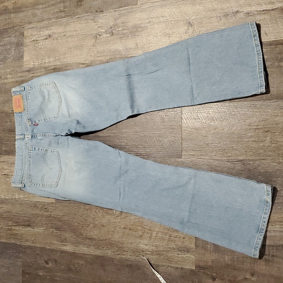 Vintage Levi 518 Jeans Size 13M Bootcut Light Wash Women's Zipper Fly - Picture 6 of 7